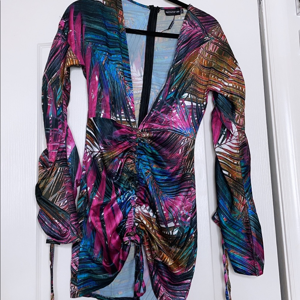 Colorful mini dress